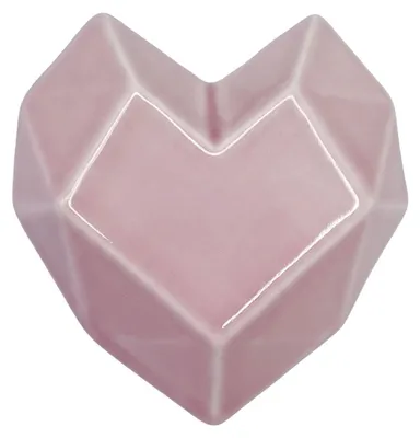 Produktbild von Kleiderhaken Rosa Herz 8x8x8 cm für Handtuchheizkörper & Wandhaken ohne Bohren, 10 kg Tragkraft