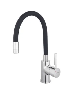 Immagine prodotto di miscelatore FERRO 70710,0C lavello verticale, telaio, elastico B/N