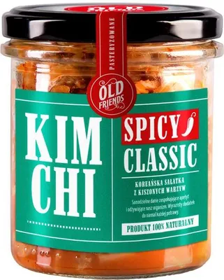 Produktbild von Fabryka 111 | Old Friends Kimchi Spicy Classic - 280g - Pasteurisiert - Fermentiertes Gemüse - Probiotische Lebensmittel