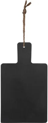 Produktbild von 2x Wand-Kreidetafel "Naturstein" aus Schiefer schwarz zum Aufhängen 11 x 19cm