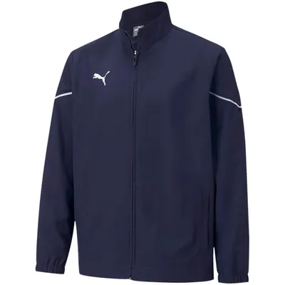 Produktbild von PUMA Kinder teamRISE Sideline Jacket Jr Trainingsjacke, Peacoat White, 128