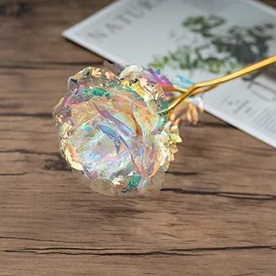 Productafbeelding van Unyqoos® Rode, eeuwig bloeiende kunstrozen op een hartvormige standaard – gemakkelijk te onderhouden decoratie en cadeau voor Valentijnsdag, Moederdag, jubileum