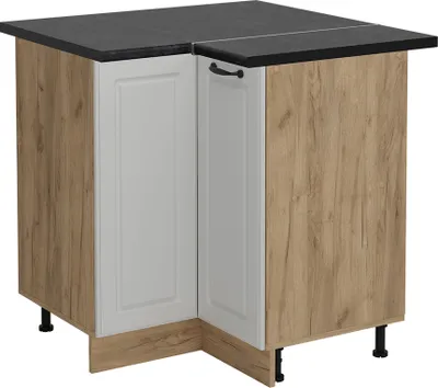 Image de Meuble d'angle Vicco R-Line Blanc campagne 75.6cm , PT Anthracite, Model 54147