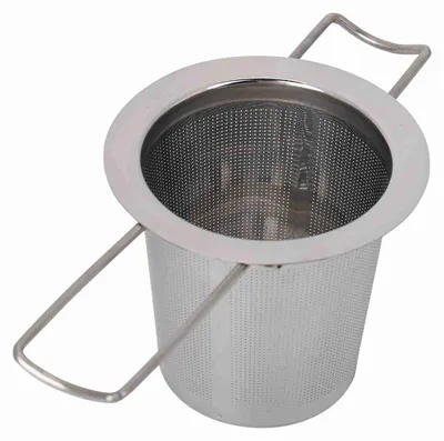 Image de Mesh, filtre à thé en forme d'œuf en acier inoxydable argenté, polyvalent pour filtrer