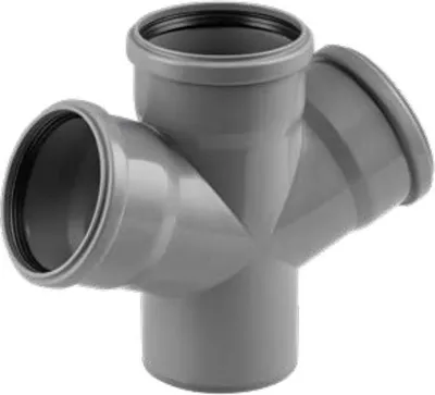 Produktbild von MagnaPlast HT PLUS Kreuz HTEA 110/110mm 67° 11440 Abwasser