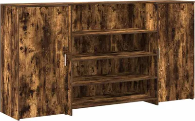 Produktbild von Empfangstheke Räuchereiche 200x50x103,5 cm Holzwerkstoff