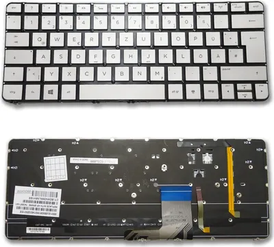 Produktbild von Tastatur für HP 13-3000 Spectre 13 13-3xxx Serie mit Beleuchtung DE Keyboard