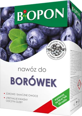 Zdjęcie produktu dla Biopon Nawóz Granulowany Do Borówek Zakwaszający Rośliny Kwasolubne 3Kg