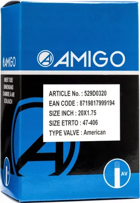Produktbild von Amigo Fahrradschlauch 20 Zoll 47-406 - autoventil