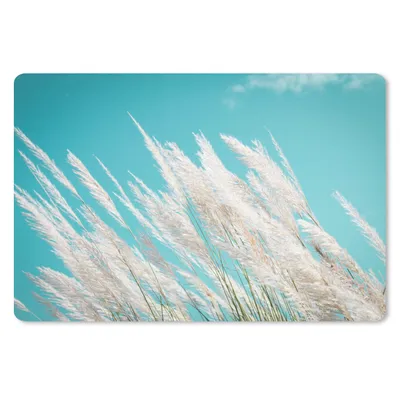 Produktbild von MuchoWow® Schreibtischunterlage Pampasgras - Pflanze 60x40 cm - XXL Mauspad - Großes Mauspad