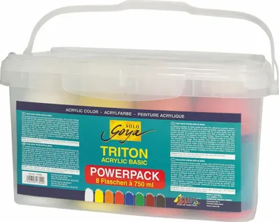 Immagine prodotto di KREUL pittura acrilica SOLO Goya TRITON, Power Pack