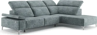 Produktbild von Sofa L Form Vitalispa James Grau 218 x 301 cm Rechte Ecke, Model 38767