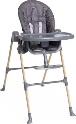 Produktbild von Hochstuhl Chicco Polly Essential, Verstellbar, 0-3 Jahre, Coal Grau