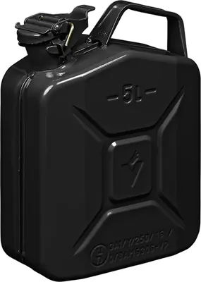 Produktbild von Kraftstoffkanister 5L Metall schwarz Benzinkanister Diesel Reserve Camping