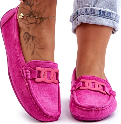 Produktbild von Damen Modische Wildleder Mokassins Rosa Rabell 38