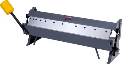 Zdjęcie produktu dla Giętarka VEVOR, ławka składana 910 mm, grubość gięcia stali miękkiej 1,5 mm, regulacja 0-135 stopni, giętarka do blachy, giętarka z 6 palcami, giętarka do blachy do precyzyjnego gięcia