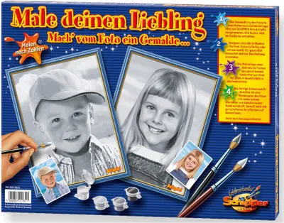 Immagine prodotto di Schipper Malen nach Zahlen, Schwarz Weiß, Zeichnen, Kunst, Spielzeug, Pappe, 41 cm, 602100371