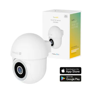 Produktbild von Hombli smarte outdoor Kamera Compact Cam 4K weiß