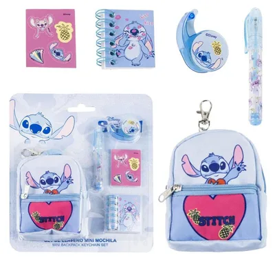 Productafbeelding van Rugzak CERD - Disney Stitch Mini Rugzak Set - Premium schoolaccessoires
