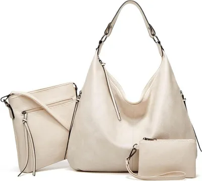 Produktbild von Pahajim Damen Handtasche Set Leder Shopper Hobo