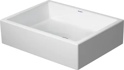 Produktbild von Duravit Aufsatzbecken VERO AIR ohne Überlauf, Hahnlochbank, 500 x 380 mm, geschliffen, ohne Hahnloch weiß