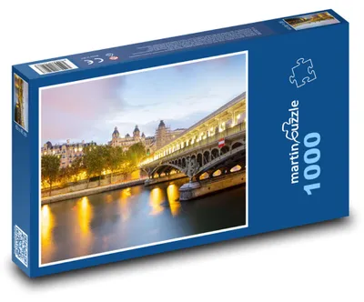 Obrázok produktu pre Puzzle 1000 Paríž, most cez Seinu - martinpuzzle