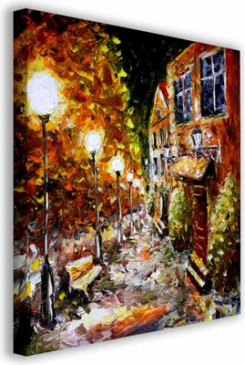 Zdjęcie produktu dla OBRAZ NA PŁÓTNIE 002 Alejka 60x60cm