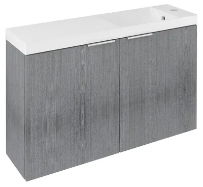 Obrázek produktu pro Sapho LATUS X umyvadlová skříňka 78,8x50x22cm, dub stříbrný - LT110-SET03