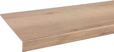 Image de Marches Revêtement PVC Chêne clair 130 x 38 cm Résistant aux rayures – à l'unité