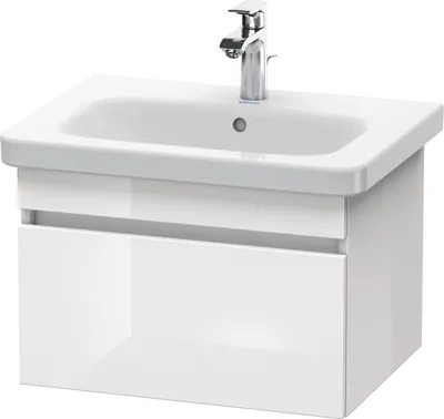 Produktbild von Waschtischunterbau DURASTYLE 448x580x398mm graphit matt/weiß matt graphit matt/weiß matt