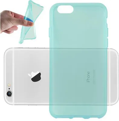 Produktbild von Cadorabo Hülle für Apple iPhone 6 / 6S Schutz Hülle in Blau Schutzhülle TPU Silikon Cover Etui Case