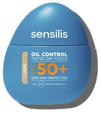 Productafbeelding van Sensilis Oil Control Getinte Zonnebrandcrème voor Gevoelige Huid, Licht, SPF50+, 40ml