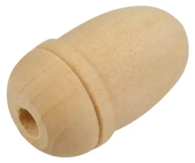 Holz-Vorhangzug, 4 Stück, braun, unbehandelt, 5 g
