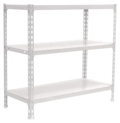 Image de Etagère Légère Sans Vis Simonclick Plus 3/400 1000 Blanc/blanc Blanc 1000x1000x400 - Simonrack