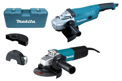 Image de Makita Kit meuleuse d'angle (GA9020R + 9558HNR en coffret) DK0054G