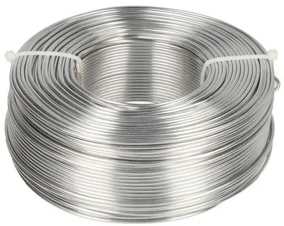 Produktbild von Novaliv Aluminiumdraht Ø 2,0mm I Basteldraht silber I Alu Draht zum Basteln Blumendraht Metalldraht Biegedraht Schmuckdraht