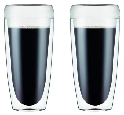 Obrázok produktu pre Bodum Pavina, Priehľadná, Plast, Kolo, 2 kusov, Vymazať, 600 ml