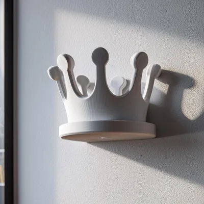 Kronen-Wandregal fürs Kinderzimmer – Decords Wandregal, Produktansicht 1