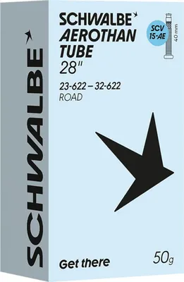 Produktbild von Schwalbe Aerothan SCV15 32-622 Schlauch 51g - Ultraleichter TPU-Rennradschlau...