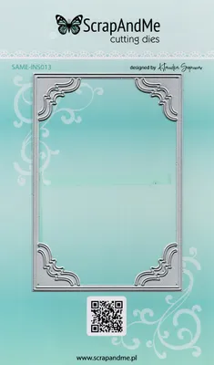 Produktbild von SCRAPANDME - Stanzform Präge Stanzschablone Cutting Die - Fotorahmen 10x15cm INS013