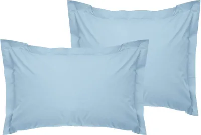 Produktbild von L'Essentiel Linge de Maison, De Blue, Doppel-Bettbezug-Set, Blau, 100 % Baumwollsatin, 80 x 80 cm
