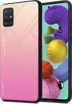 Produktbild von Cadorabo Hülle für Samsung Galaxy A51 4G / M40s Schutz Hülle in Schwarz Handyhülle TPU Etui Cover Case Tempered Glas