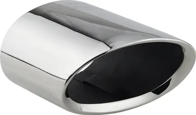 Produktbild von 1 Auspuffblende Chrom oval für 1er BMW Edelstahl poliert Endrohr Blende e81 e82 e87 e88 LCI 116d 118d 120d 123d e84 X1 16d 18d 20d 23d 25d