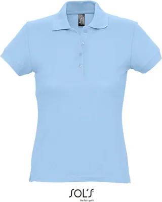 Image de SOLs 11338 | Polo femme Passion - Couleur : Bleu Ciel - Taille : L