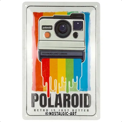 Obrázok produktu pre Nostalgic-Art - Plechová tabuľka 20 x 30 cm - Polaroid