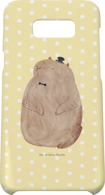 Produktbild von Mr. & Mrs. Panda Samsung Galaxy S8 plus Handyhülle  Murmeltier - Gelb Pastell - Geschenk, Fröhlichkeit, Lustige Sprüche, Anstand, Handy, Handycover, Knigge, Respekt