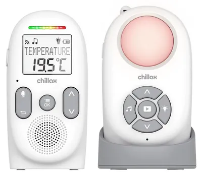 Produktbild von CHILLAX Audio-Babyphone CB360 DECT 2 Einheiten VOX Eco Temp-Sensor