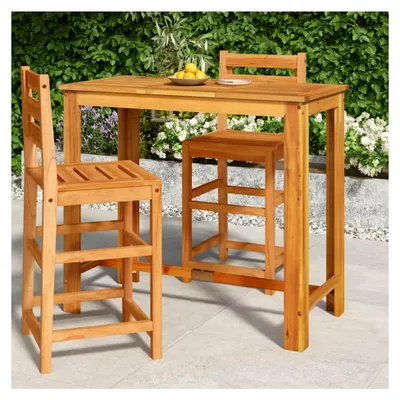 Produktbild von Garten-Bartisch aus Akazienholz, 120x60x105 cm