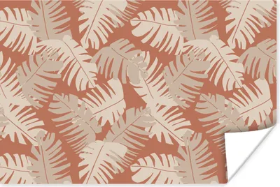 Produktbild von MuchoWow® Poster Sommer - Laub - Braun 60x40 cm - Schlafzimmerdekoration
