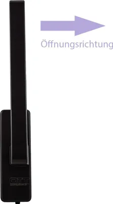 Produktbild von beschlagswelt Ott GU 34225 Drehgriff Dirigent mit Aussperrsicherung 30152 links braun K-20179-00-L-5
